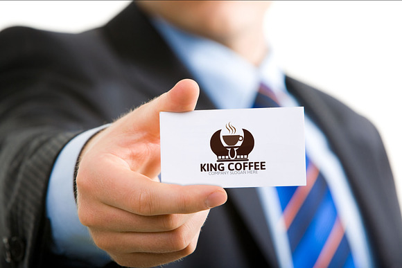 King Coffee Logo in Logo Templates - product preview 2