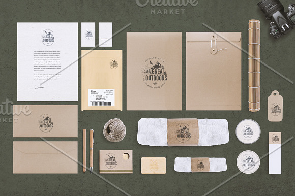 Mountain Shapes Bundle & Labels in Objects - product preview 5