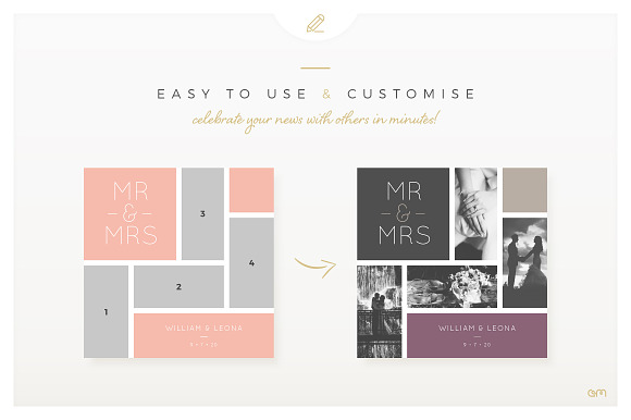 Storyboards / Wedding in Instagram Templates - product preview 2