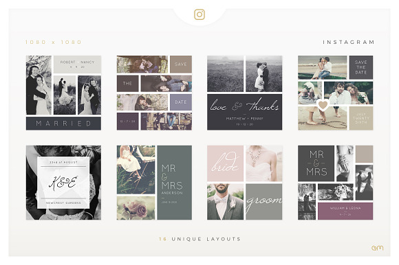 Storyboards / Wedding in Instagram Templates - product preview 3