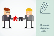 Business character team