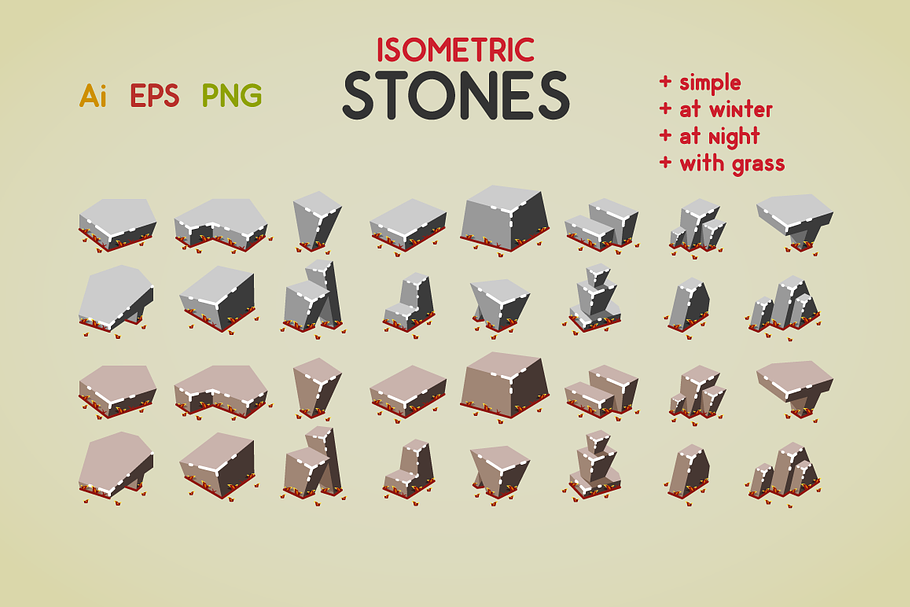 Isometric Stones