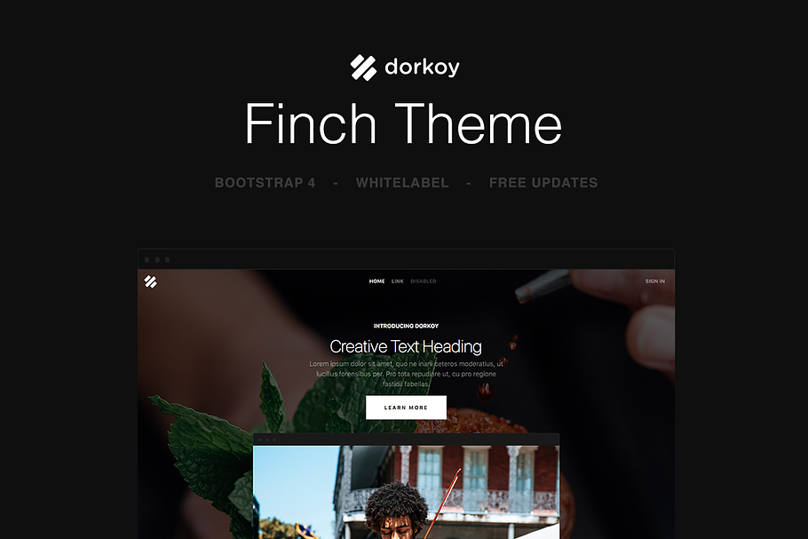 Finch Theme in Bootstrap Themes - product preview 8