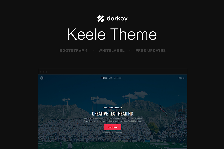 Keele Theme in Bootstrap Themes - product preview 8