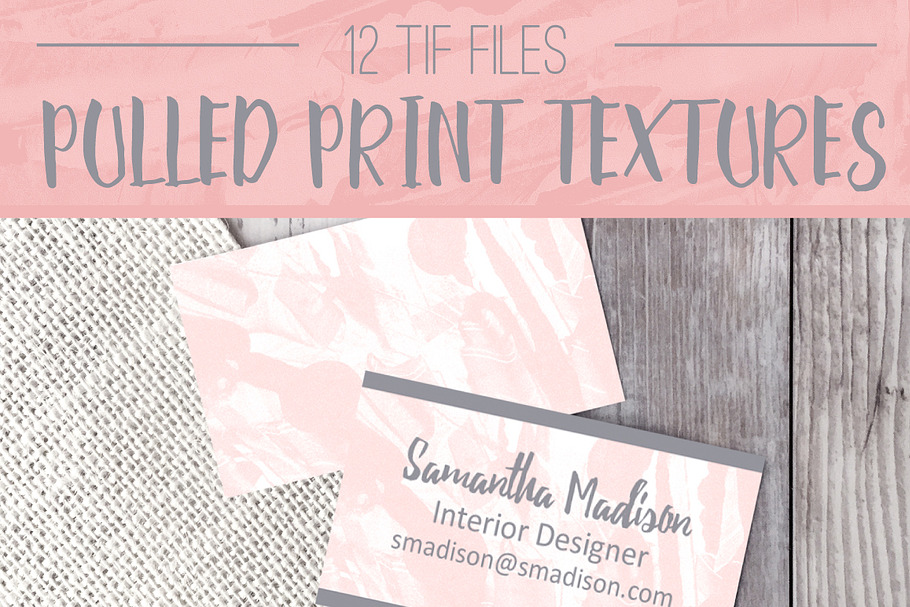 Pulled Print Textures in Textures - product preview 8