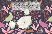 Ode to Spring- Gouache Floral Set