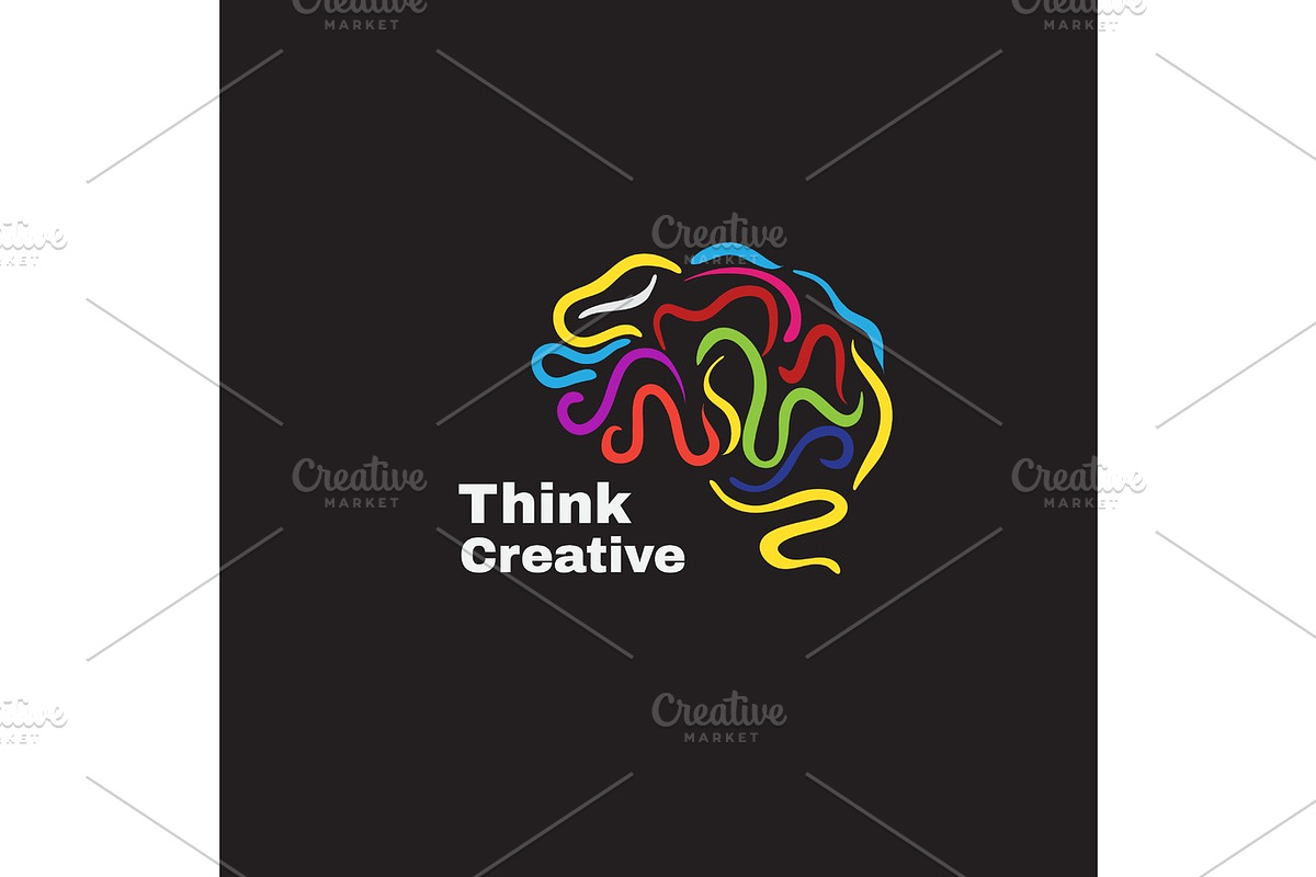 Human brain in Logo Templates - product preview 8