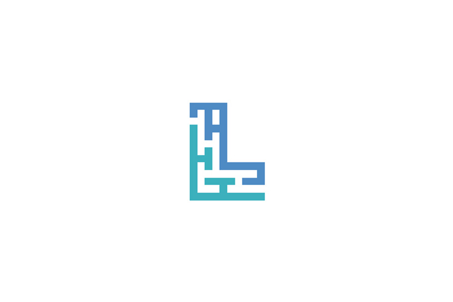 Labyrinth - Letter L Logo in Logo Templates - product preview 8