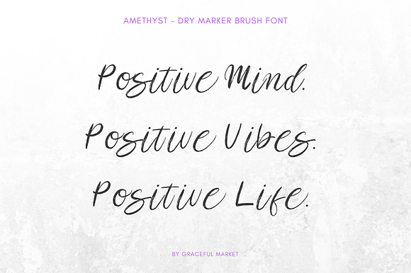Amethyst Script Brush Font in Script Fonts - product preview 2