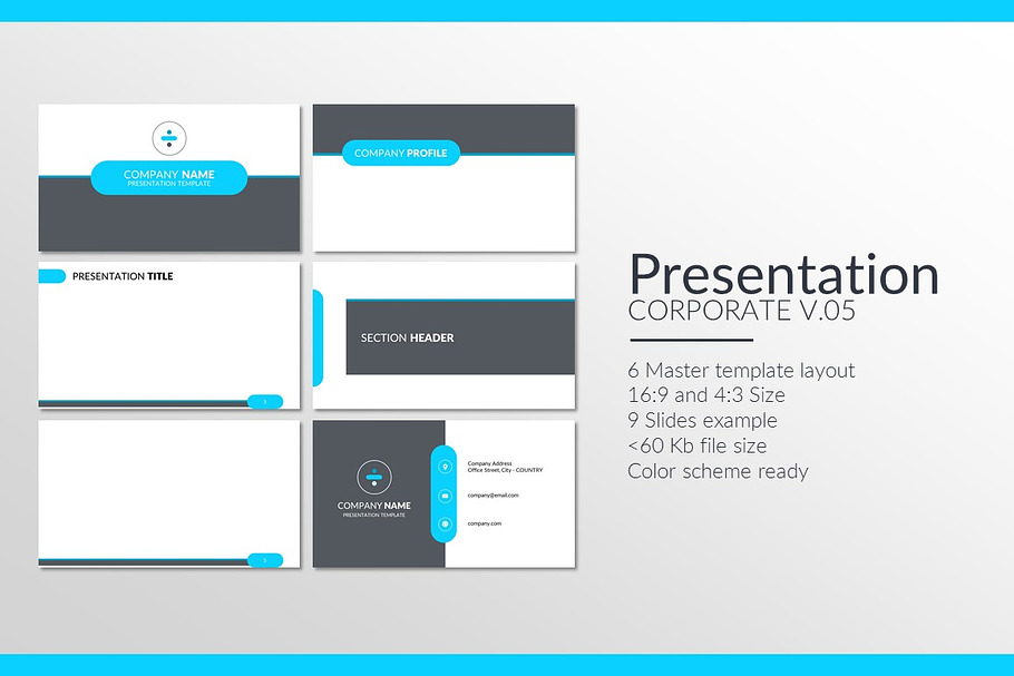 Presentation Corporate 05 in Presentation Templates - product preview 8