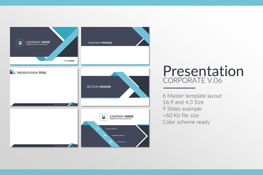 Presentation Corporate 06 in Presentation Templates - product preview 8