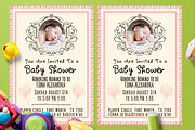 Simple Baby Shower Template Card 