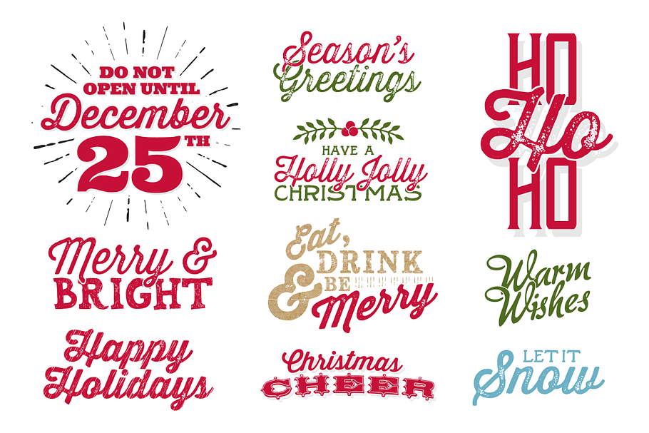Merry & Bright Graphics in Illustrations - product preview 8
