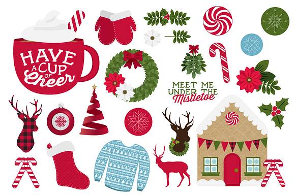 Merry & Bright Graphics in Illustrations - product preview 1