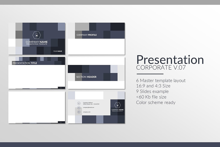 Presentation Corporate 07 in Presentation Templates - product preview 8