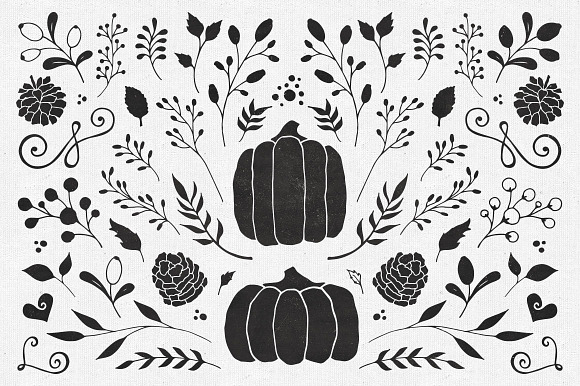 85 Hand Sketched Floral Vectors in Illustrations - product preview 2