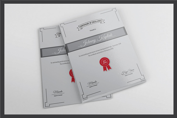 Certificate Template v.01 in Stationery Templates - product preview 1