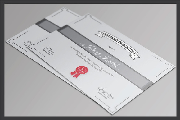 Certificate Template v.01 in Stationery Templates - product preview 2