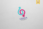 Genda Logo Template