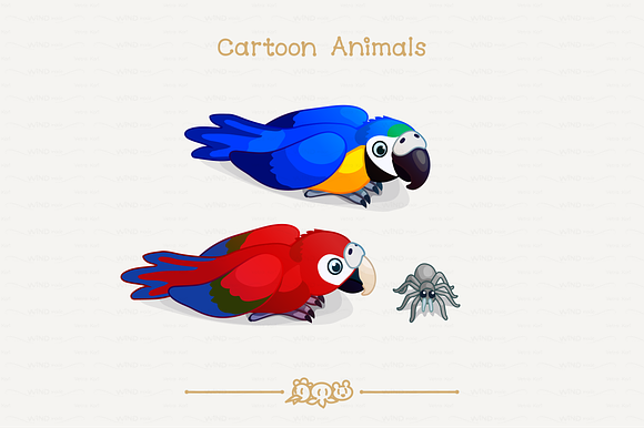 vector Birds set in Illustrations - product preview 9