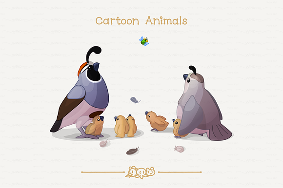 vector Birds set in Illustrations - product preview 10