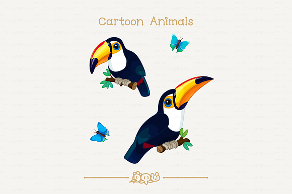vector Birds set in Illustrations - product preview 12