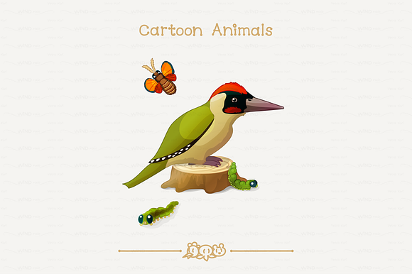 vector set animals of Forest in Illustrations - product preview 6