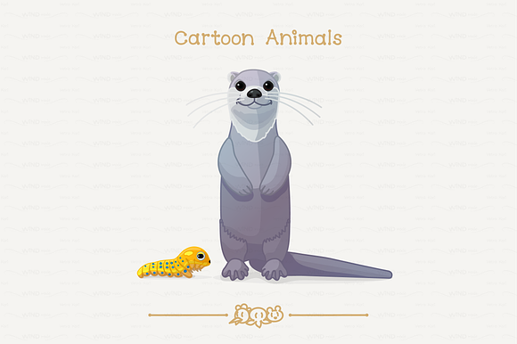 vector set animals of Forest in Illustrations - product preview 12