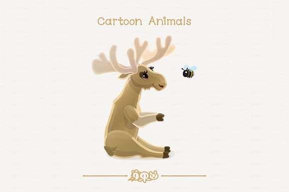 vector set animals of Forest in Illustrations - product preview 22