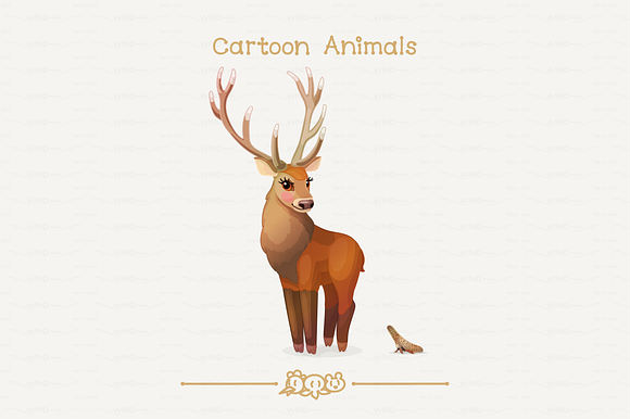 vector set animals of Forest in Illustrations - product preview 24