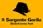 Sargento Gorila font