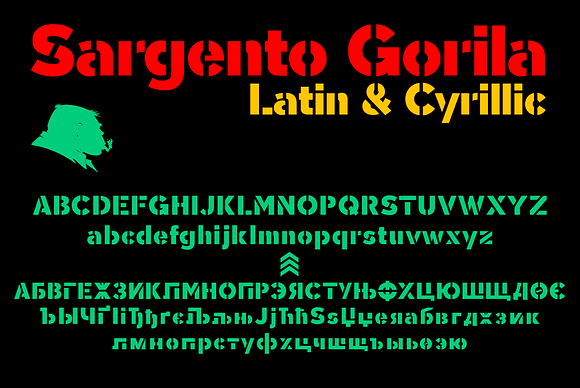 Sargento Gorila font in Sans-Serif Fonts - product preview 3