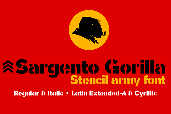 Sargento Gorila font in Sans-Serif Fonts - product preview 6