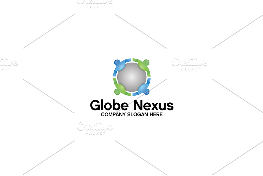 Globe Nexus in Logo Templates - product preview 8