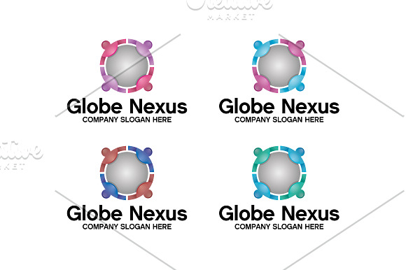 Globe Nexus in Logo Templates - product preview 2