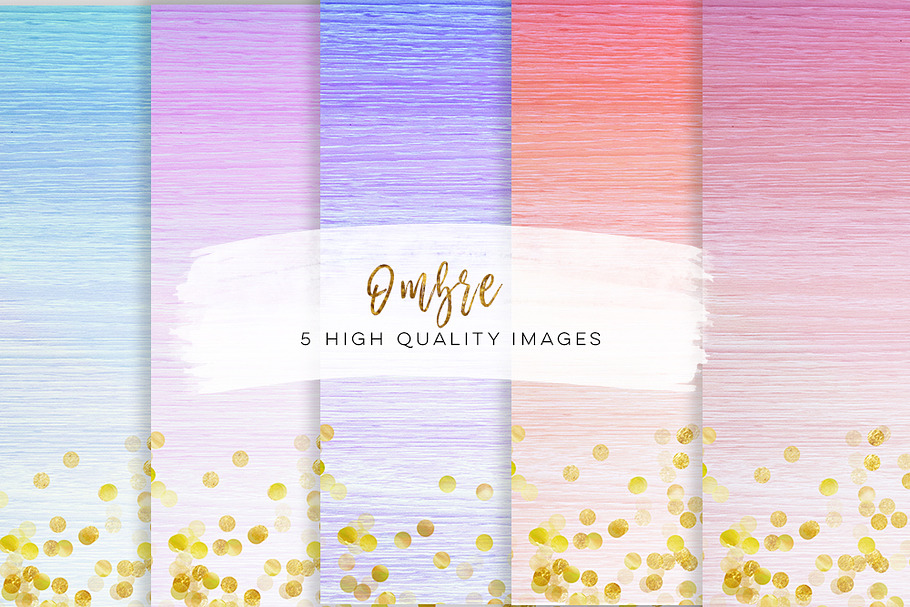 Watercolour ombre paper in Textures - product preview 8