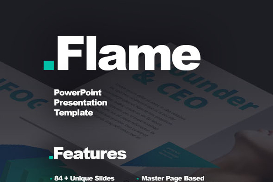 Flame Presentation Template in PowerPoint Templates - product preview 8