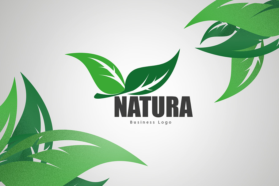 Natura Business Logo in Graphics - product preview 8
