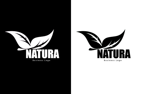 Natura Business Logo in Graphics - product preview 1