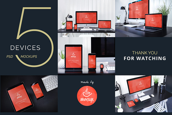 35 PSD Mockups Business Container in Mobile & Web Mockups - product preview 10