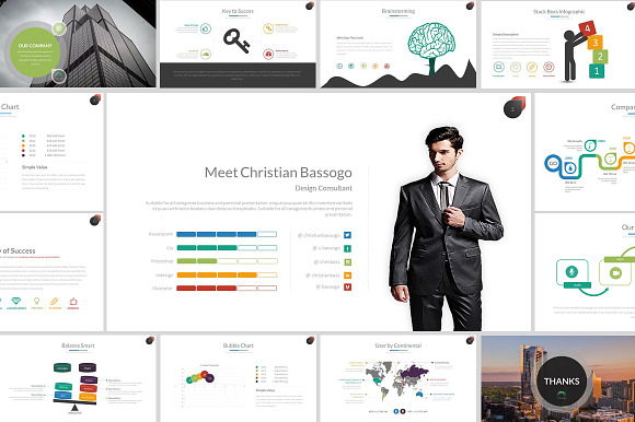 Monday Business Powerpoint in PowerPoint Templates - product preview 2