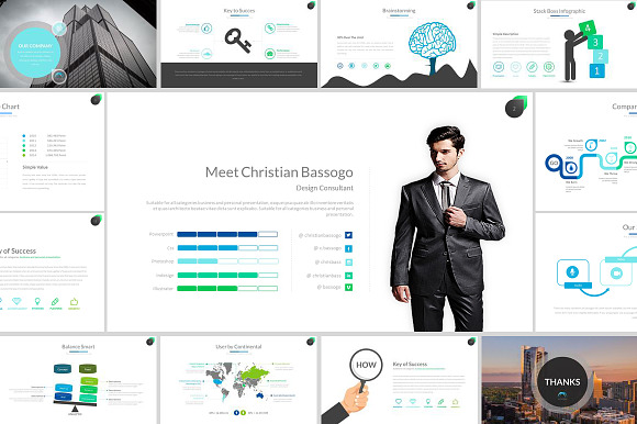 Monday Business Powerpoint in PowerPoint Templates - product preview 3