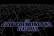Low-Poly Line-Art Landscape-Textures