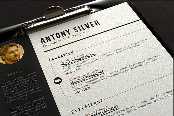 Pro Resume in Resume Templates - product preview 1