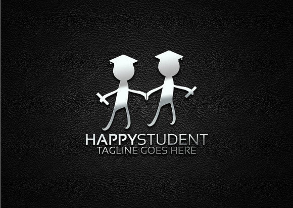 Happy student Logo in Logo Templates - product preview 2