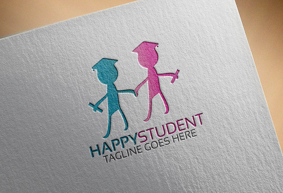 Happy student Logo in Logo Templates - product preview 3