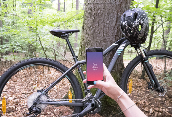 Outdoor Bike Mockups in Mobile & Web Mockups - product preview 2