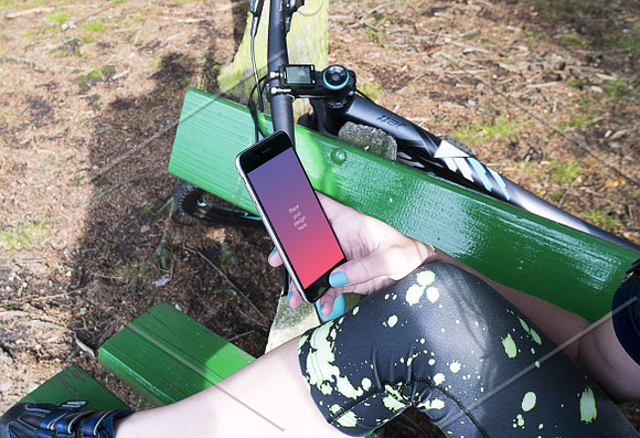 Outdoor Bike Mockups in Mobile & Web Mockups - product preview 5