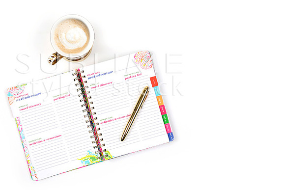Styled Stock~2 for 1 planner mockups in Product Mockups - product preview 2