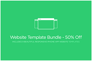 Website Template Bundle - 50% Off
